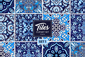 Traditional Mediterranean Tiles SET1