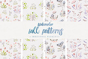 Watercolor Fall Patterns, a Pattern Graphic by Petite Salade (Thumbnail 1 of 6)