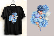 Whimsical Flower Valentine Clipart B, an Illustration by SVGArt (Thumbnail 3 of 8)