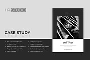 Case Study Template, a Brochure Template by HR Studio (Thumbnail 1 of 12)
