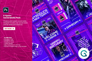 E-Sports Social Media Pack