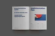 Blue Simple Business Report, a Brochure Template by Neermana (Thumbnail 9 of 12)