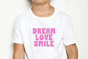 Kinder Bubble - Retro Display Font, a Handwritten Font by SaktiAvellin (Thumbnail 2 of 7)