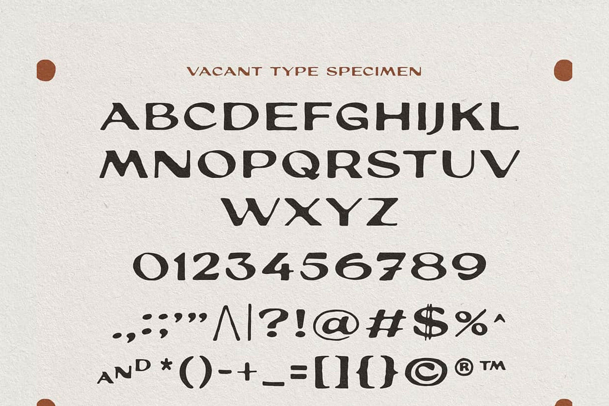 Vacant Typeface, a Handwritten Font by Dawaii Goods (Photo 2 of 5)