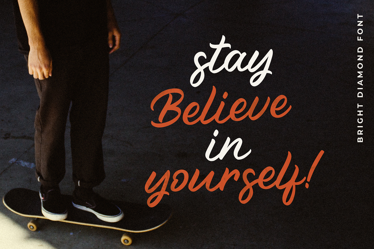 Bright Diamond - Handwritten Font, a Script Font by zeenesia (Photo 5 of 16)