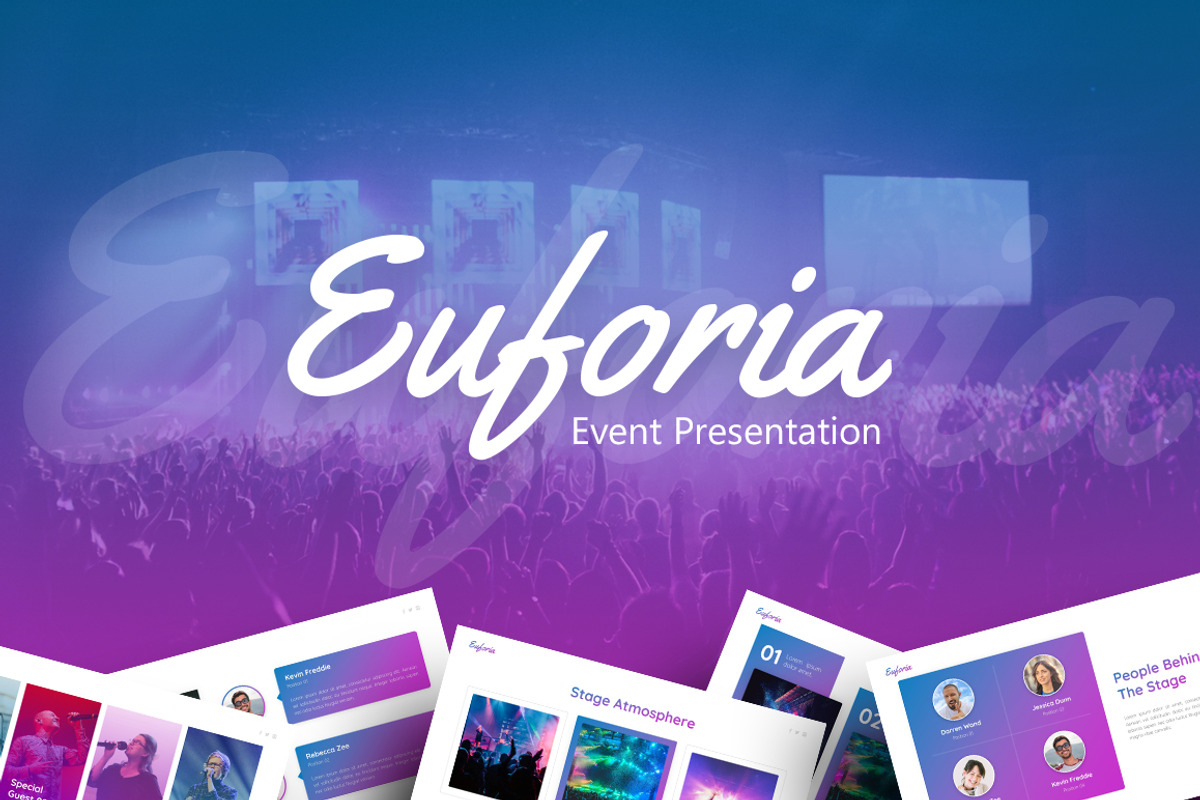 Euforia - Concert Powerpoint Templat, a Presentation Template by Brandearth RRGraph (Photo 1 of 7)