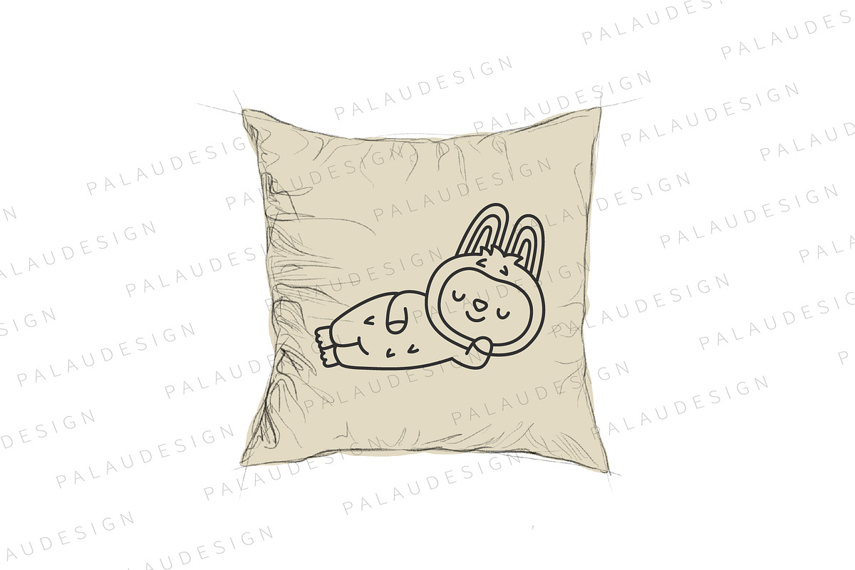 Bunny Monster Clipart Set, an Animal Illustration by Palau (Photo 5 of 12)