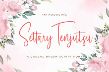 Settary Tenjutsu - Handwritten Font