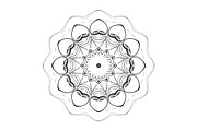 Black White Mandala Illustration Set, a Decorative Illustration by NJ Himel (Thumbnail 76 of 101)