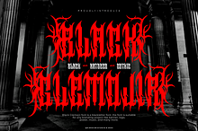 Black Glemojir - Medieval Font