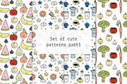 Set of cute patterns part 1, a Pattern Graphic by Lyolya Profitrolya (Thumbnail 1 of 5)