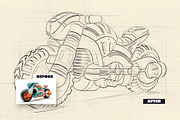 Demo Sketch Photo Effect, a Layer Style Add-On by dokudokunomi (Thumbnail 5 of 5)