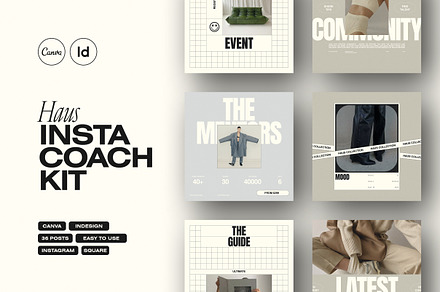 HAUS | Coach Social Media Kit, a Social Media Template by Studio Standard