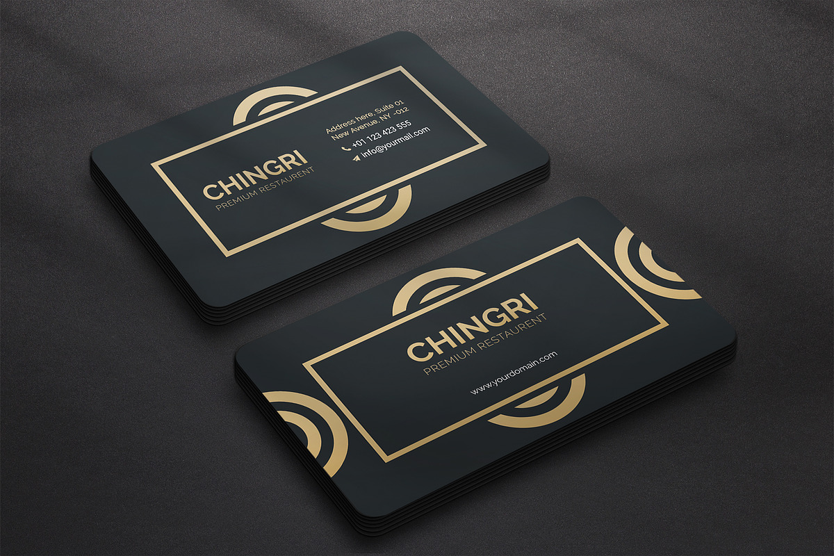 Business card Template & 3 Mock-up, a Business Card Template by Smashing_Studio (Photo 3 of 10)