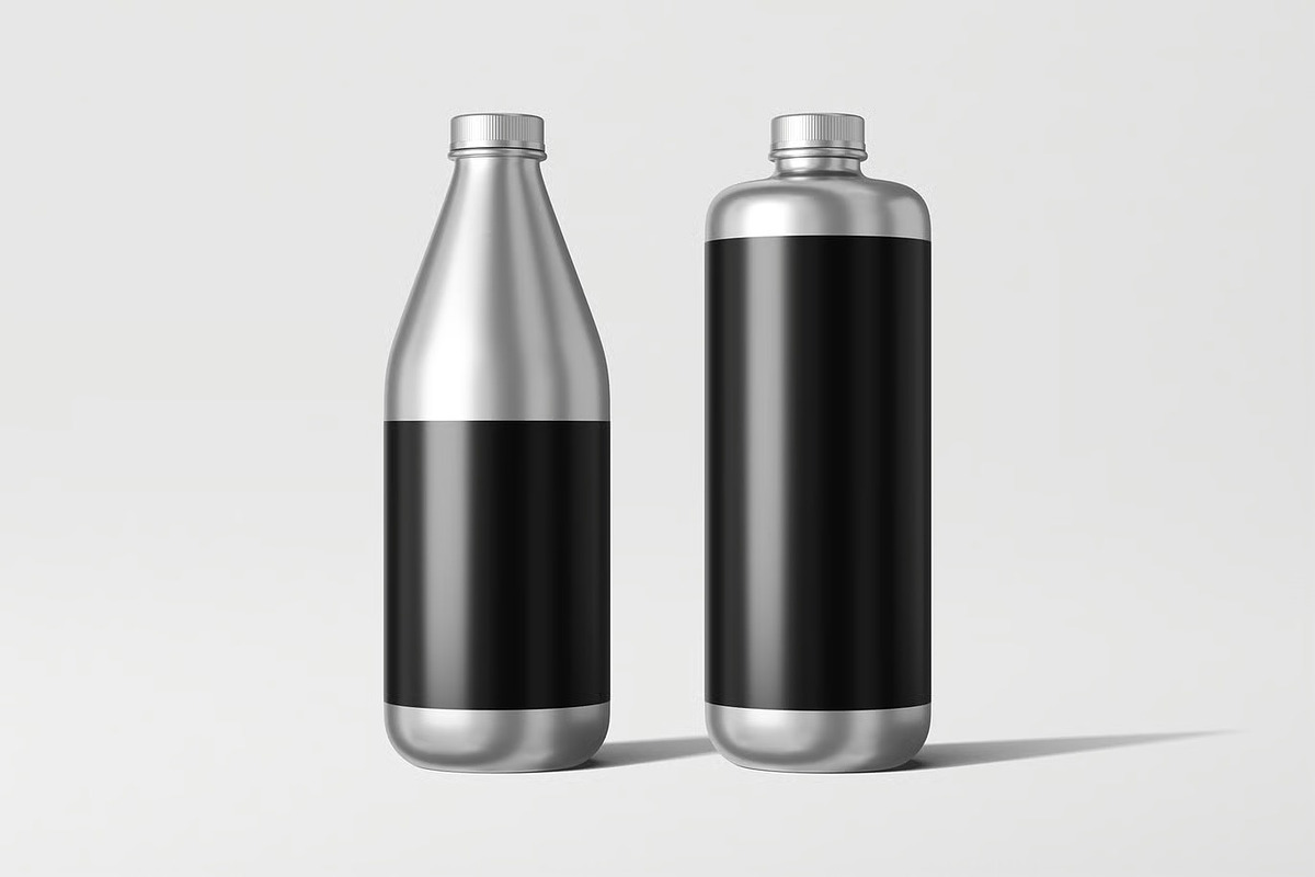 Aluminum Bottle Mockup, a Product Mockup by zpackcreative (Photo 2 of 4)