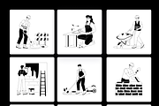Labor Day Illustrations, a Person Illustration by Prosymbols (Thumbnail 9 of 11)