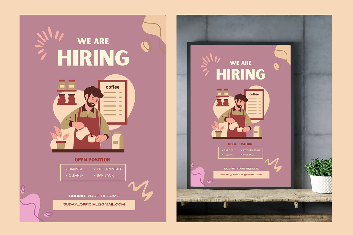 Modern Canva Poster Template, a Print Template by judayartworks (Photo 2 of 11)