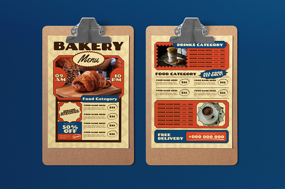 Bakery Food Menu preview 5