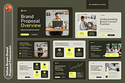 Yellow Brown Brand Proposal, a Presentation Template by Sixtemp (Thumbnail 1 of 3)