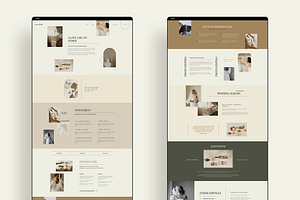 Stylish Showit Website Template