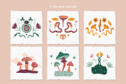 Mushrooms. Vector collection, an Illustration by katieromanoff_art (Thumbnail 7 of 13)