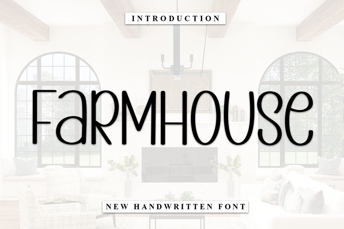 Farmhouse, a Sans Serif Font by FreshTypeINK (Photo 1 of 8)