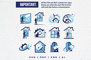 12 Window Cleaning Logo Bundle, a Branding & Logo Template by Guavanaboy (Thumbnail 2 of 3)