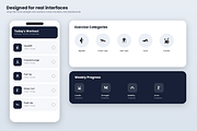 100 Gym Exercise Icons, a Duotone Icon by Symbolic Language (Thumbnail 3 of 3)