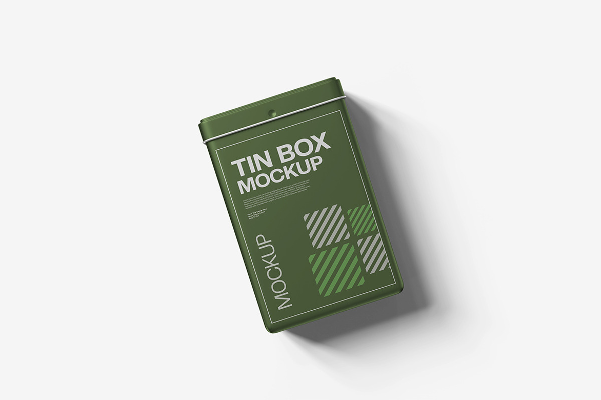 Tin Box Mockup, a Product Mockup by MrLetters (Photo 4 of 5)