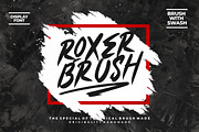 Roxer Brush, a Font by PutraCetol Studio (Thumbnail 1 of 7)