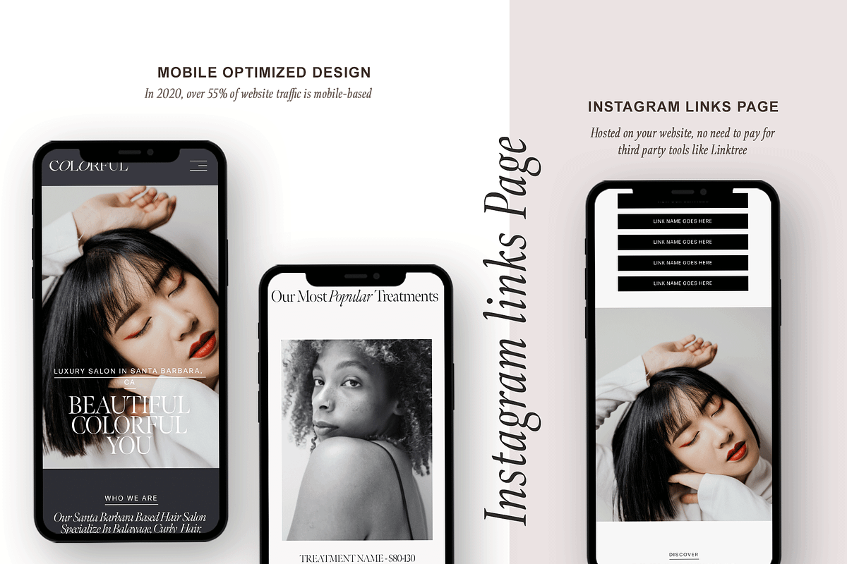 Squarespace 7.1 Template: Salon, a Websites & App Template by Kseniia_Design (Photo 5 of 10)