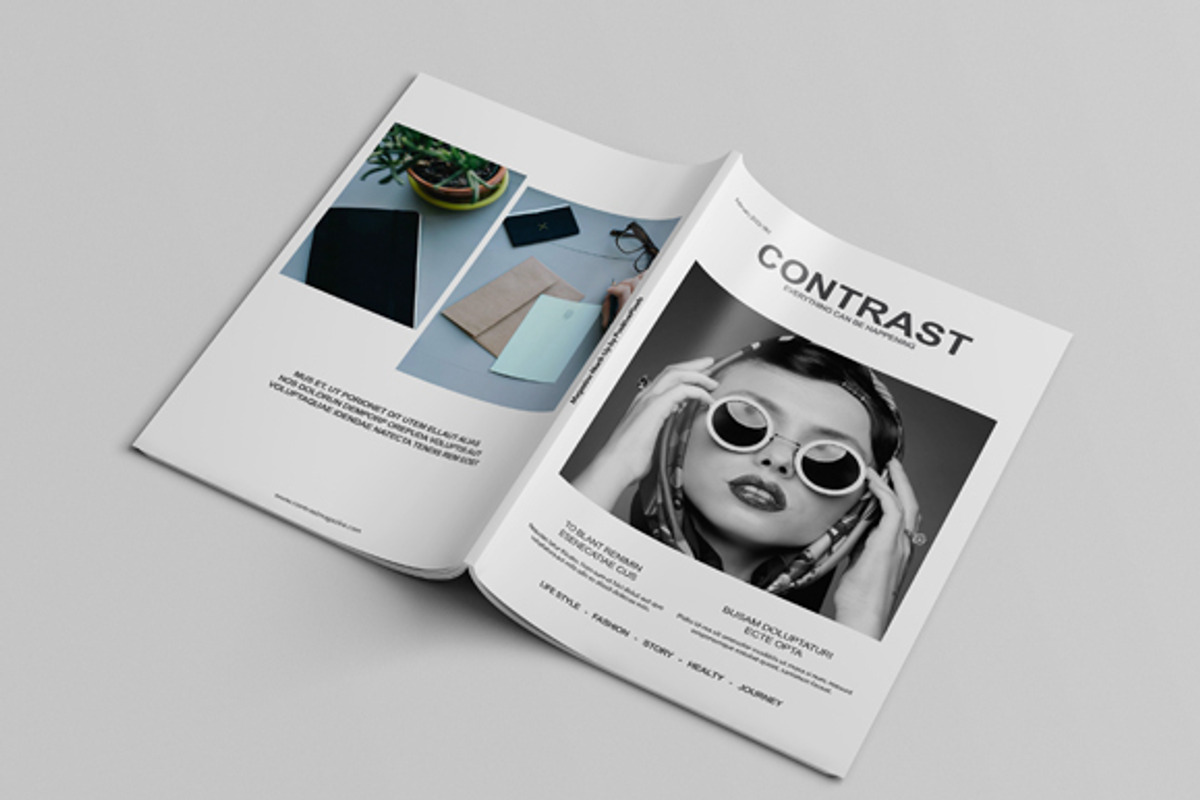 Magazine Mock-Up, a Print Template by PositivePixels (Photo 8 of 13)