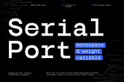 TBJ Serial Port Modern Grid Perfect, a Sans Serif Font by Taboja Studio (Thumbnail 1 of 14)