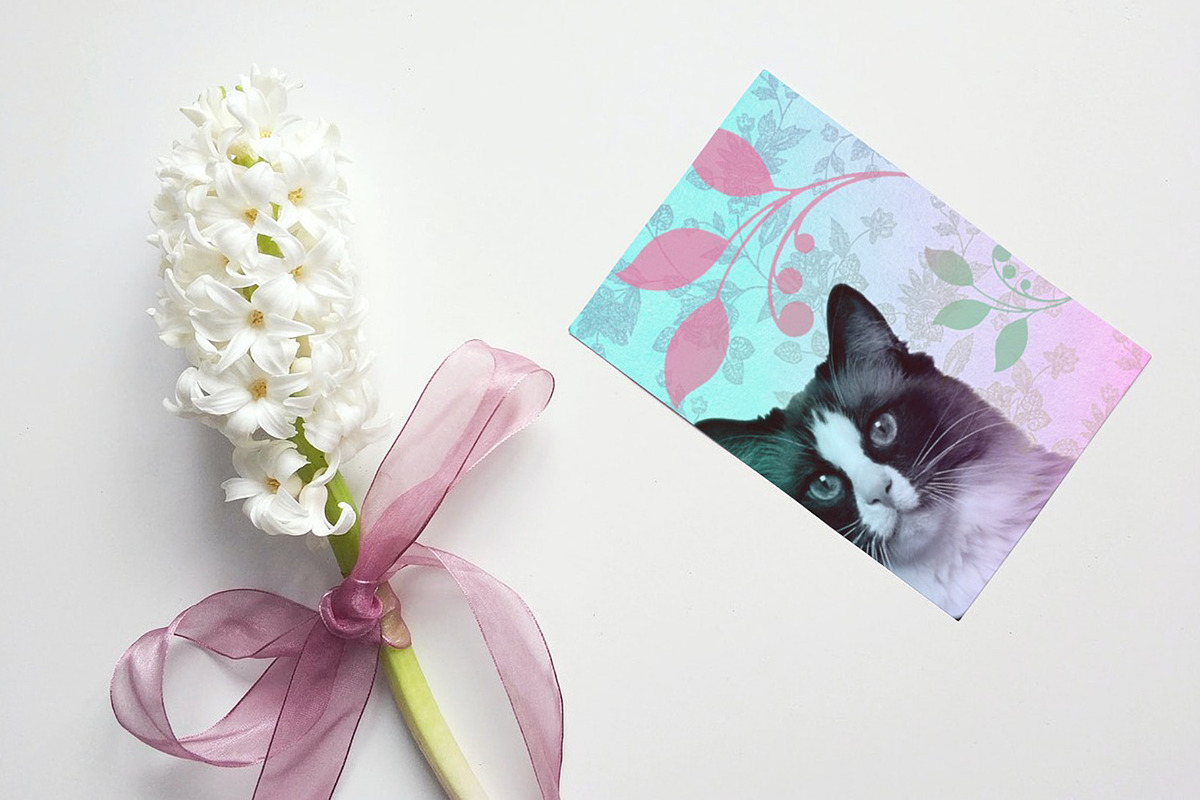 Collage Sheet - Romantic Cats, a Print Template by Kseniya-Omega (Photo 3 of 3)