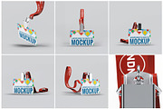 Lanyard Name Badge Tag Mock-up, an Advertising Mockup by Se٧enStudio (Thumbnail 5 of 10)