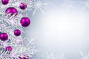 Big violet Christmas & New Year set, a Decorative Illustration by Vjom (Thumbnail 10 of 20)