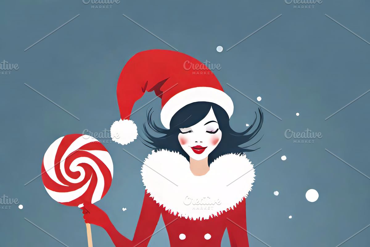 Glam Santa Girls Collection, an Illustration by ETARA by Mea Hau (Photo 5 of 7)