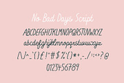 No Bad Days Font, a Handwritten Font by JontyStorey (Thumbnail 8 of 8)