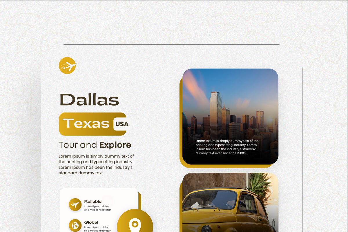 Travels Canva Design Templates, a Social Media Template by Exceptionalways (Photo 31 of 40)