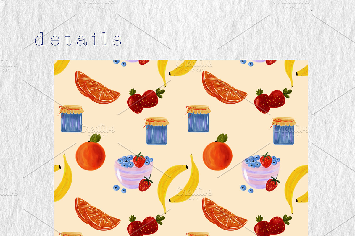 Breakfast WATERCOLOUR clipart pack, a Decorative Illustration by Oleksandra Illustrates (Photo 7 of 27)