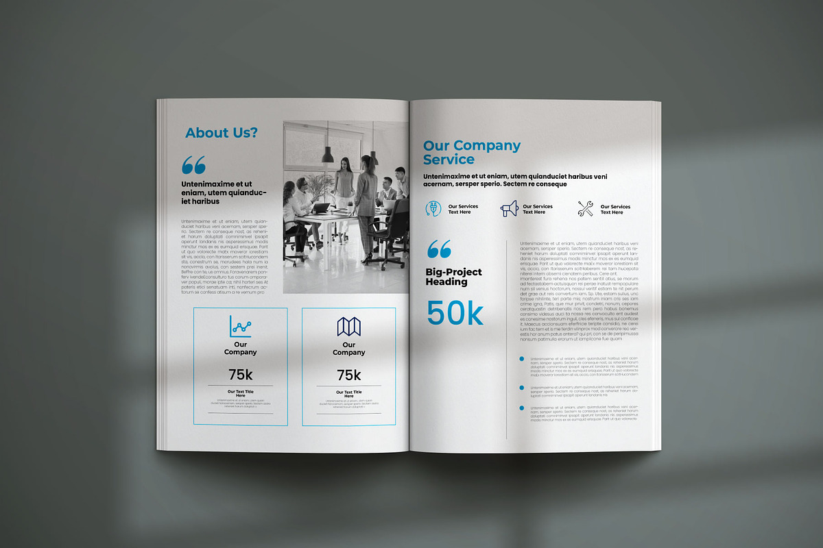 Corporate Brochure Template Layout, a Brochure Template by Creative-Work (Photo 8 of 8)