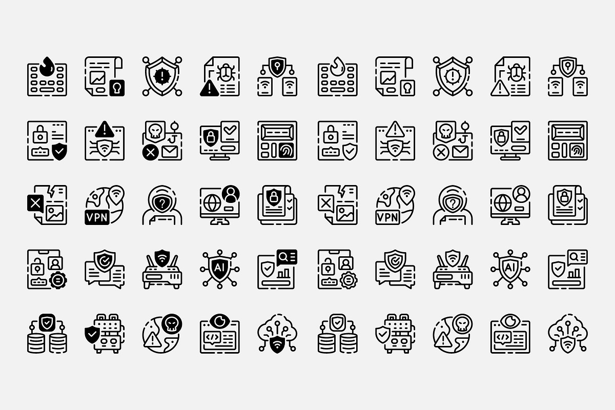 75 Cyber Security Icon Pack, a Duotone Icon by Bilicube Studio (Photo 2 of 2)