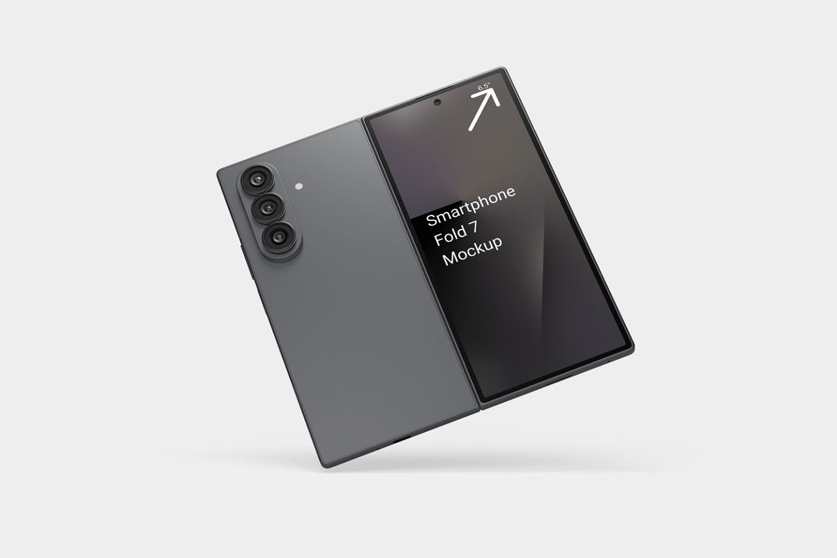 Smartphone Z Fold & Flip 7 Mockup, an Android Mockup by DSNA Mockup (Photo 4 of 13)
