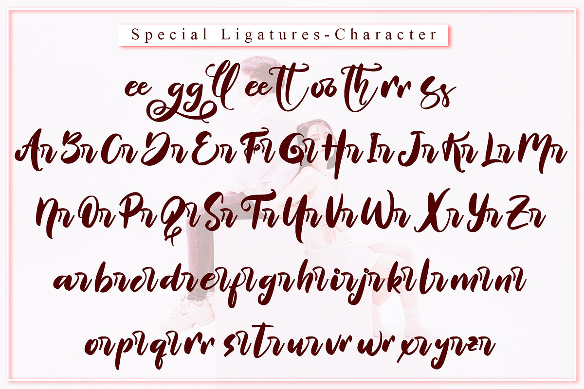 Valentine Dinner // Elegant Script, a Script Font by Aldedesign (Photo 5 of 10)