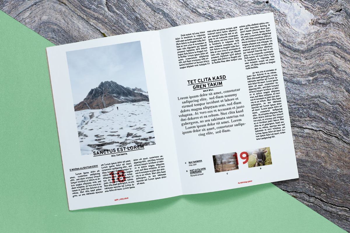 SWISS ALPS Magazin, a Magazine Template by Studio ZACK (Photo 8 of 11)