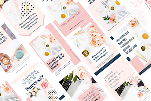 Mega Pin Templates Bundle Canva