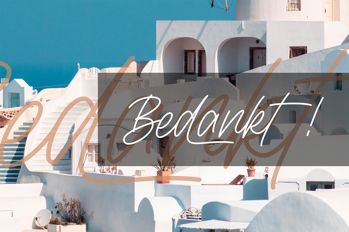 Rottordam - Regular, Thin, and Bold, a Script Font by Inspiratype (Photo 14 of 14)