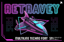 Retravey Multiline Font