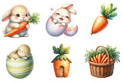 Easter Bunny Clipart, an Illustration by DreamPrint404 (Thumbnail 4 of 6)