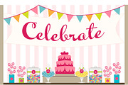 Celebration Party Table, an Illustration by eightcrazy (Thumbnail 1 of 3)